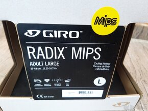 Giro Radix Mips prilba, Mat Portaro Grey, L (59-63 cm) - 6