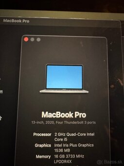 MacBook Pro 2020, 13”, Intel Core i5, 2GHz, 16Gb, 512 GB SSD - 6