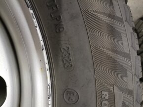 Zimné pneumatiky 195/65 R15 + plechové disky - 6