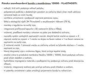 4F Snowboardová bunda NEODRY 15000 veľkosť XL - 6