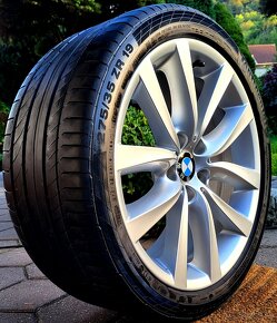 alu R19 5x120, dvojrozmer, orig. BMW 5, F10, F11 + pneu - 6