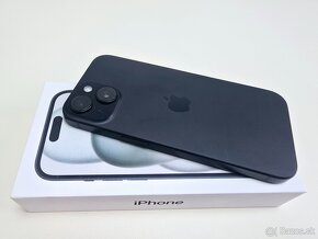 APPLE IPHONE 15 128GB BLACK ,ZÁRUKA - 6