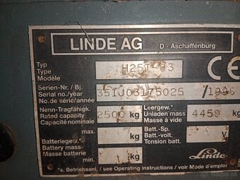 VZV Linde H25 - 6