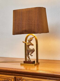 Vintage stolní lampa Shiva – Thajsko - 6