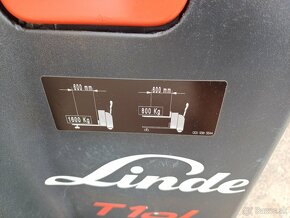 Elektrický vysokozdvižný paletový vozík Linde T16L/LEN 907MT - 6