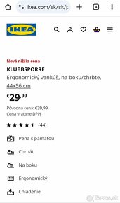 2 NOVÉ ergonomické vankúše Ikea - 6