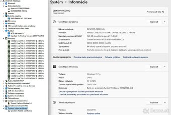 Predám,vymením PC i7,16GB RAM,Grafika 3GB,SSD M2 + 2TB HDD.. - 6