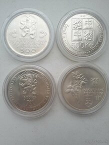 Mince Československe a Slovenske 500 koruny - 6