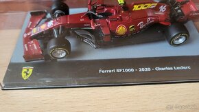 Ferrari Charles Leclerc originální autogram model auta 1:43 - 6