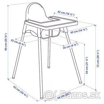 Detska stolicka Antilop (ikea) - 6