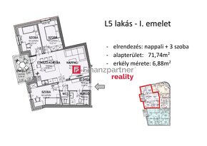 F119- 113- KIS - Ponúkame na predaj 3 izbový byt v meste Győ - 6