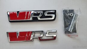 SKODA VRS LOGO RS NAPIS ZNAK RS - 6