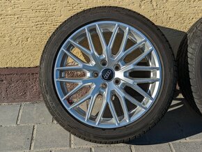 5x112 R18 original Audi disky + zimne gumy - 6