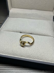 Exkluzivny diamantovy prsten 14k zlte zlato - 6
