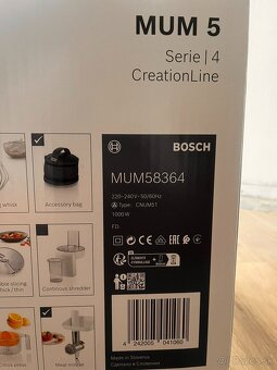 Predám kuchynský robot Bosch MUM 5 - 6