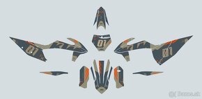 Moto Polep / Wrap KTM EXC-F, EXC, SX, SXW, XC 2016 - 2024 - 6