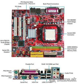 Gigabyte, Socket 775,AM2 - 6