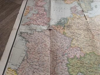 obrovská mapa Európy z roku 1940 Slovenský štát - 6