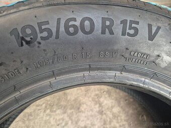 195/60 r15 letné 4 ks CONTINENTAL - nejazdené - 6