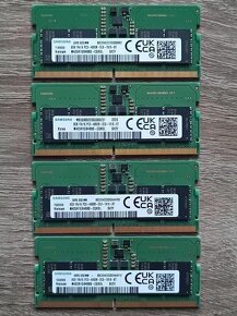 MICRON 16GB DDR5 a Samsung 8GB DDR5 SoDimm - 6