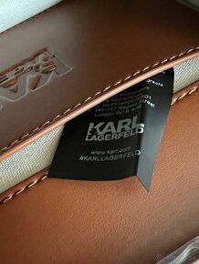 Menšia Crossbody kabelka Karl Lagerfeld - hnedá - 6