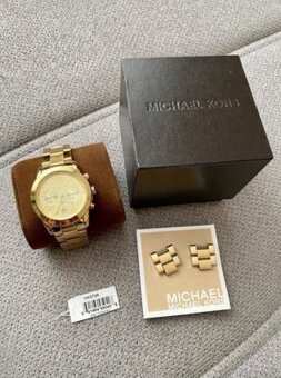 Dámske Zlaté Hodinky Michael Kors - 6