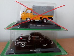 Predam model auta skoda rôzne 1:43. - 6