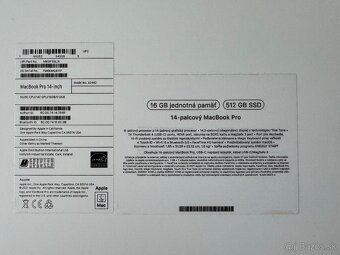 PREDAM/ VYMENIM MACBOOK PRO 14 M1 PRO / TOP STAV - 6