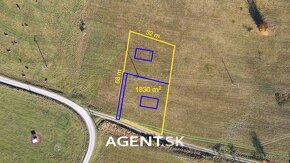 AGENT.SK | Pozemok 1830 m2 pre rodinný alebo rekreačný dom v - 6