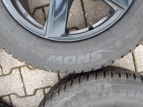 Sada hlinik. diskov Anzio Wheels - 215/65 R17 zimné pneu - 6