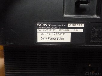 SONY KV-M2184MTT Trinitron s prislušenstvom na kábl.televíz. - 6