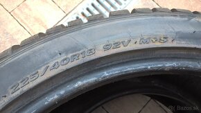 ZIMNÉ 225/40 R18 92V XL 2 ks LAUFEN a 2 ks NEXEN cca 8 mm - 6