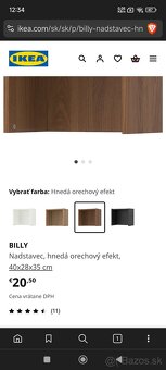 Knižnica IKEA Billy 250cm 2ks - 6