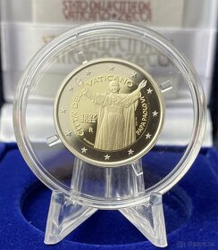 Vatikan PROOF pamatne 2 Euro mince - 6
