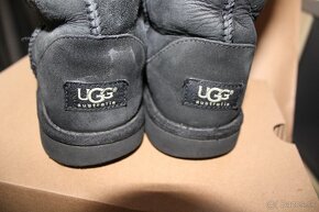 UGG - cierne teple kozusinove cizmy - 6