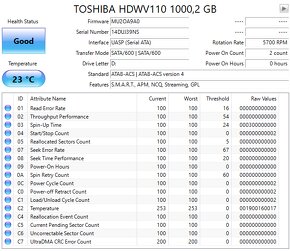 3,5" HDD Toshiba / WD 1TB - 6