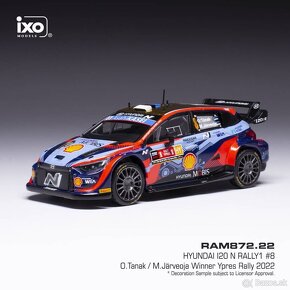 Modely Hyundai i20 N Rally1 1:43 IXO - 6