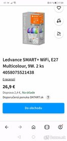 Smart app Ledvance Classic A60 E27 Multicolor - 6