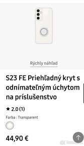 Samsung kryt original S23 fe - 6