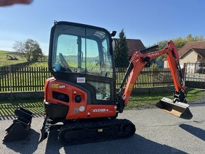 Minibagr Kubota KX018-4 hyd.podvozek + svahovka, 2014 - 6