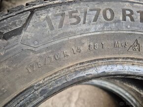 175/70 r14 zimné 2 ks BARUM dezén 7,5 mm - 6