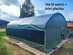 Prístrešok pre zvierata 12x12m (144m2) plachta 900g/m2 - 6