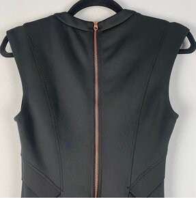 TED BAKER čierne elegantne šaty velkost 1 ( velkost S) - 6