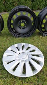 Predám ako nové disky Octavia 3 originál 5x112 R16 + kryty - 6