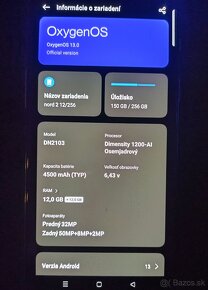 Smartfón OnePlus Nord 2 5G 12 GB / 256 GB 5G - 6