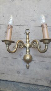 Mosadzná žehlička 170eur, lampa 50eur - 6