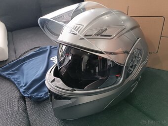 MOTOCYKLOVÁ PRILBA AGV COMPACT ST E2205 - MATT GREY L - 6