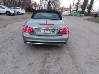 Predám Mercedes E 250 Cabrio 150kw ročník 2014 - 6