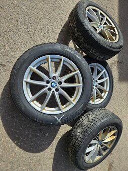 zimní Alu kola originál BMW X3 G01 X4 G02 5x112 7j - 6