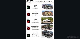 Kupim modely James Bond 1:43 - 6